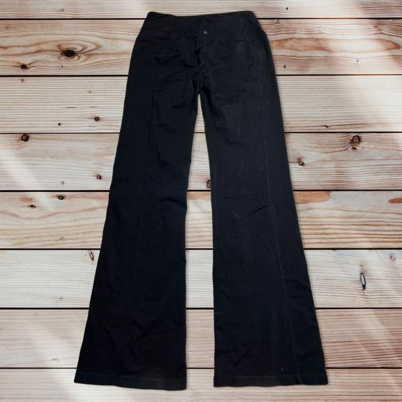 PrAna Black Flare Leggings Size Medium - Picture 1 of 11